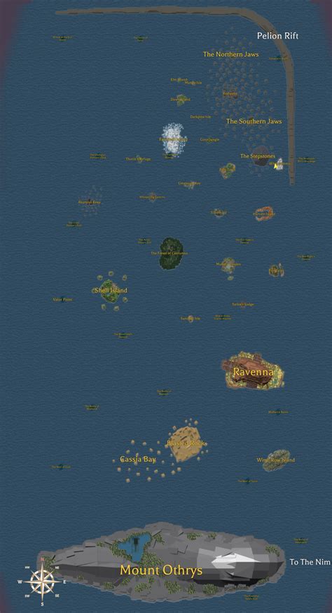 arcane odyssey bronze sea map.